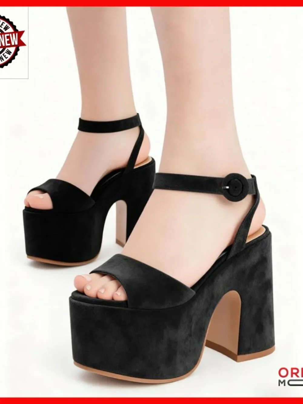 Chunky Platform Heels Open Toe Ankle Strap Sandals Wedding Party Dress Shoes
